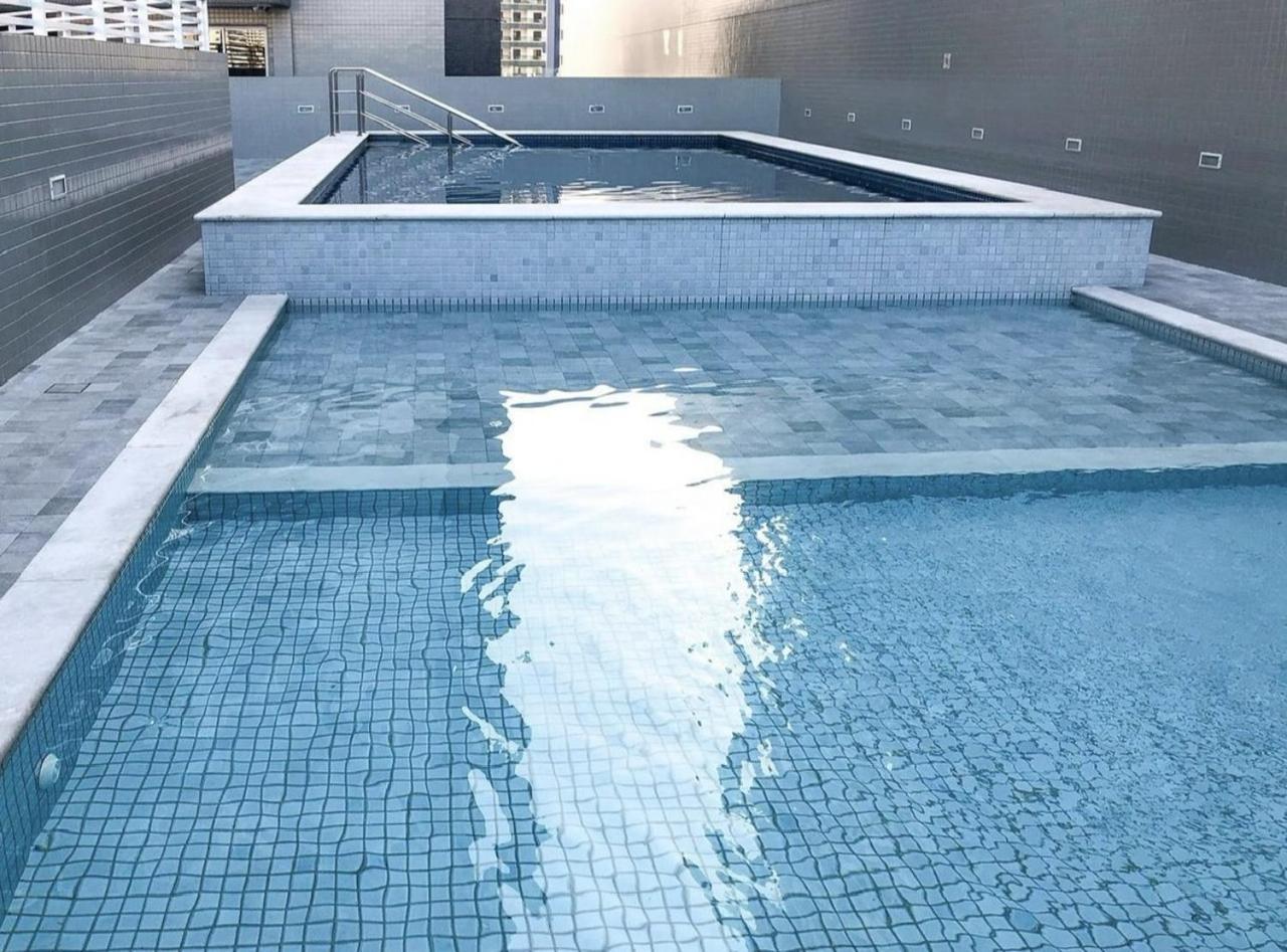 Apto Otima Localizacao A 100M Da Praia, Piscina, Ar Condicionado, Garagem E Portaria 24H Praia Grande  Exterior foto